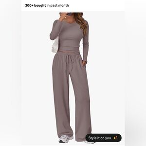 NWOT Two piece matching lounge set